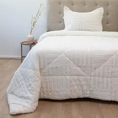 DORAL - Cubrecama Plush Sherpa