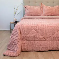 DORAL - Cubrecama Plush Sherpa