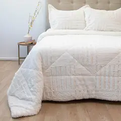 DORAL - Cubrecama Plush Sherpa