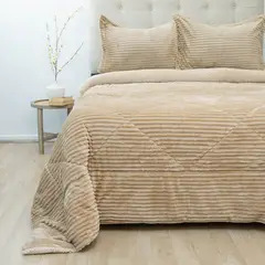 DORAL - Cubrecama Cotelon Sherpa