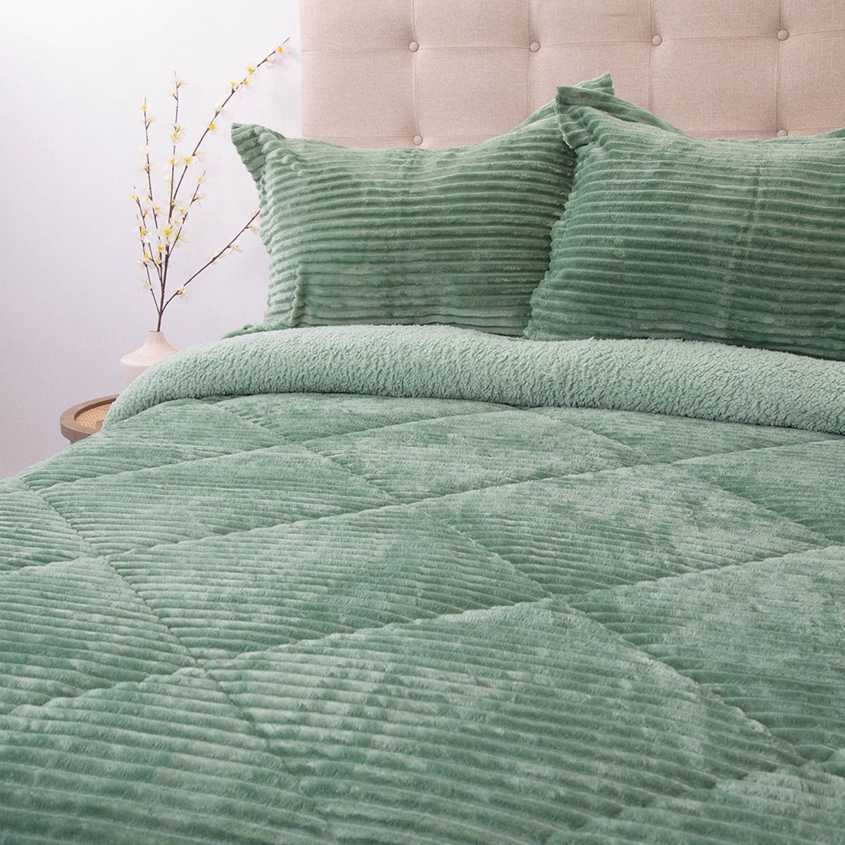 DORAL - Cubrecama Cotelon Sherpa  Doral