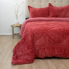 DORAL - Cubrecama Cotelon Sherpa