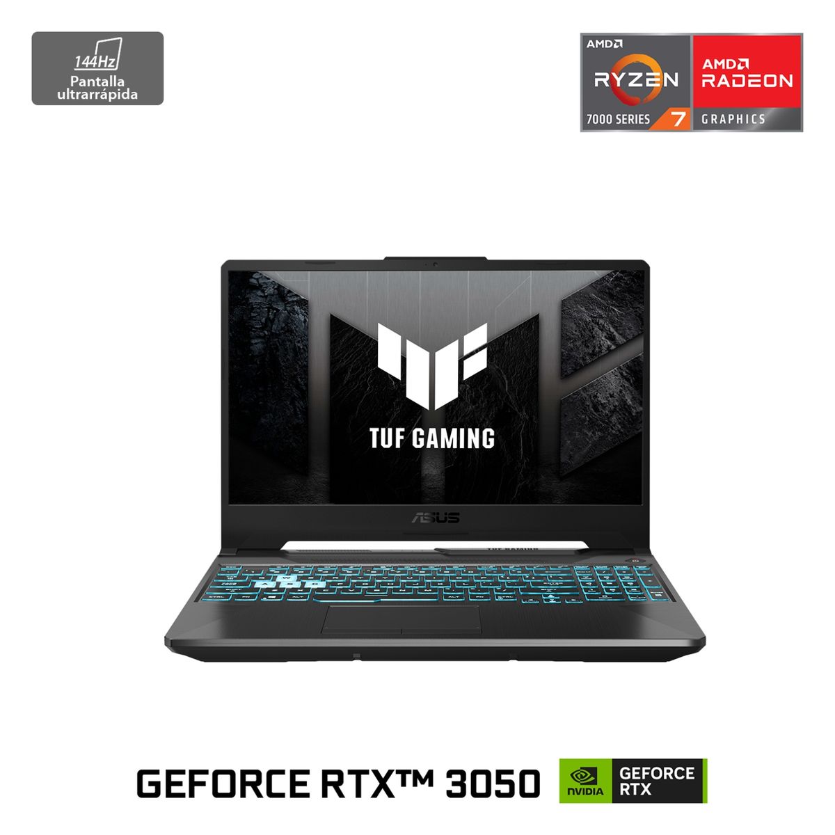 ASUS - Notebook TUF Gaming A15 FA506 15.6" AMD RYZEN R7 16GB RAM 512GB SSD NVIDIA GeForce RTX 3050 Asus