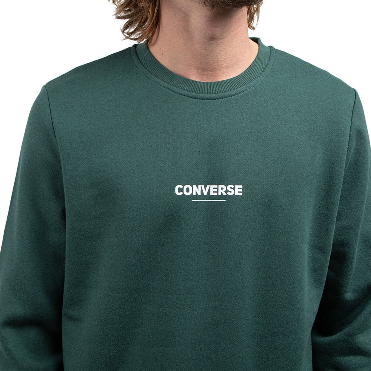 CONVERSE - Polerón Crew Hombre Converse