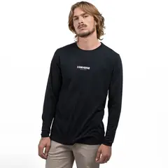 CONVERSE - Polera Manga Larga Regular Fit Hombre