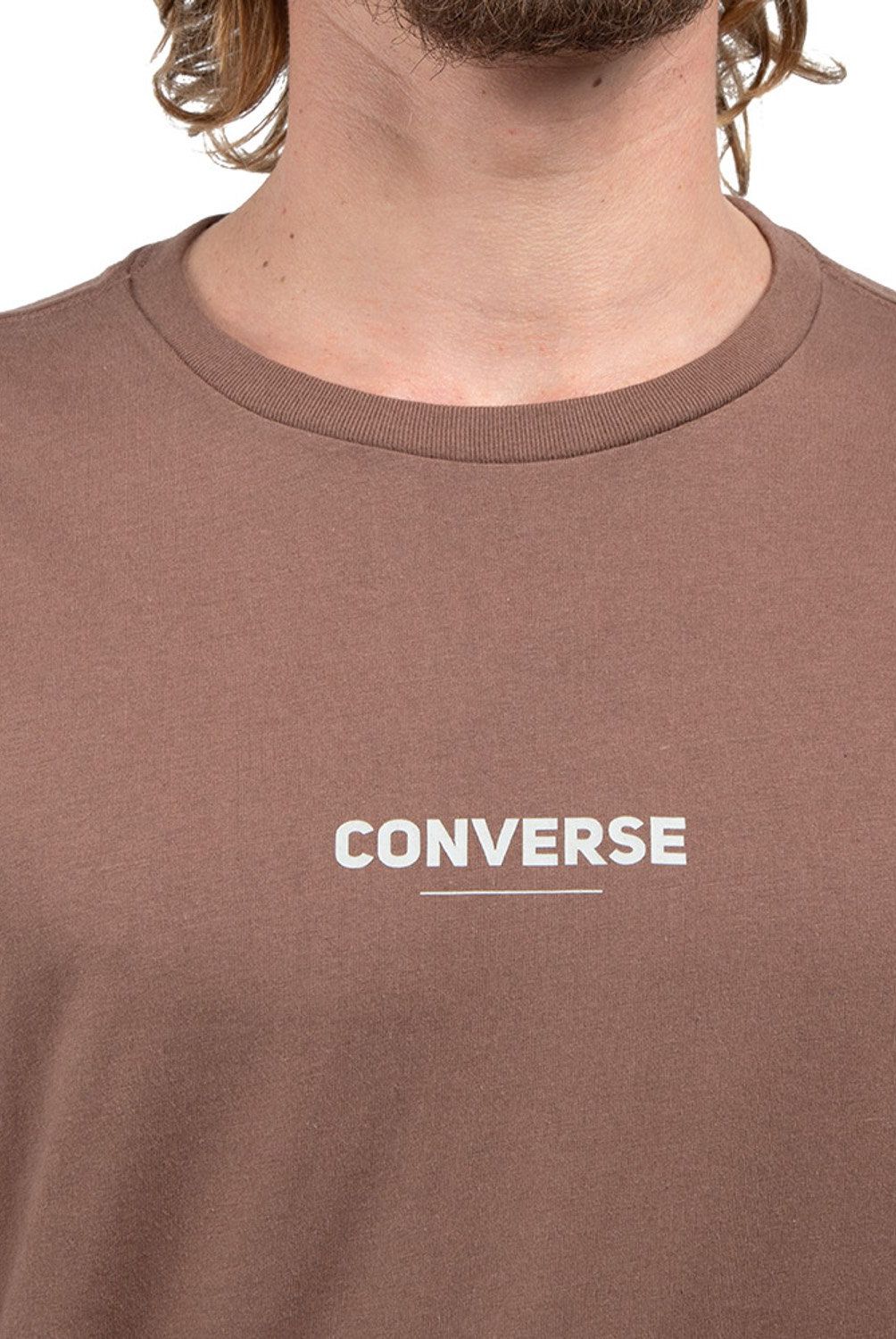 CONVERSE - Polera Manga Larga Regular Fit Hombre Converse
