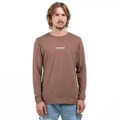 CONVERSE - Polera Manga Larga Regular Fit Hombre