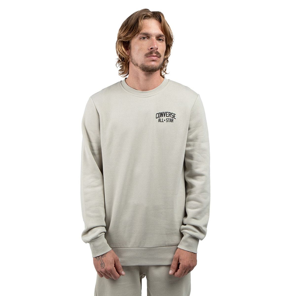 CONVERSE - Polerón Crew Hombre Converse