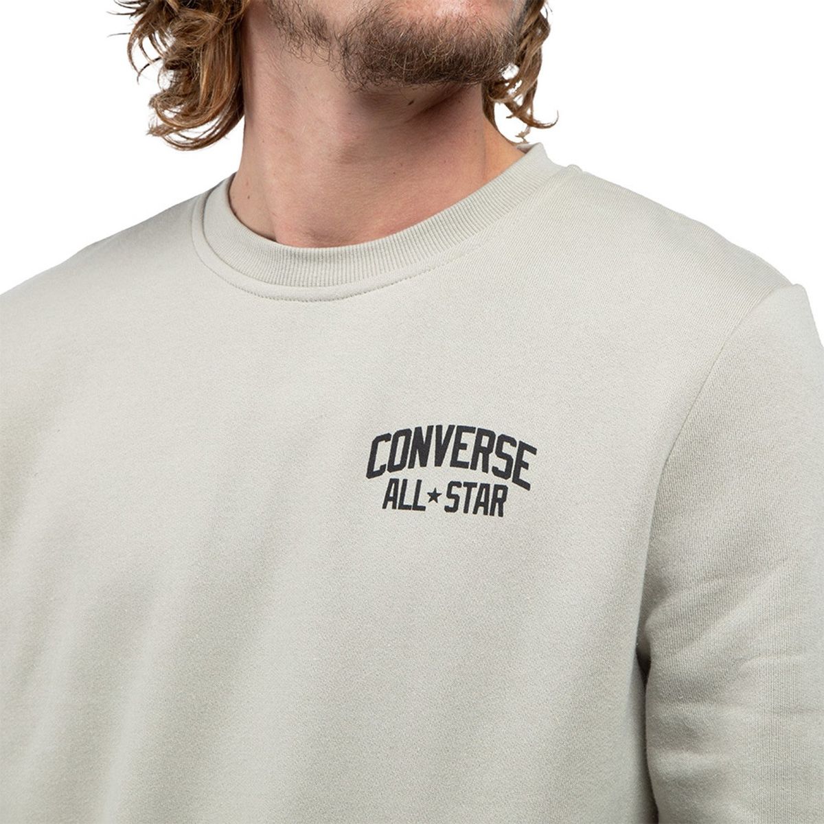 CONVERSE - Polerón Crew Hombre Converse