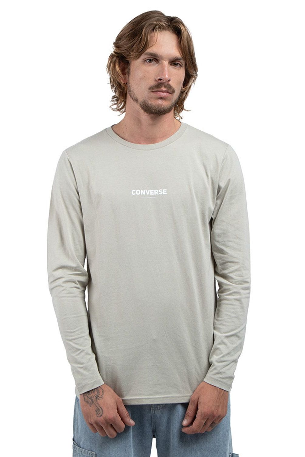 CONVERSE - Polera Manga Larga Urbano Hombre Converse