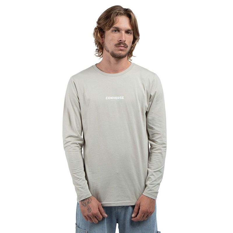 CONVERSE - Polera Manga Larga Urbano Hombre Converse