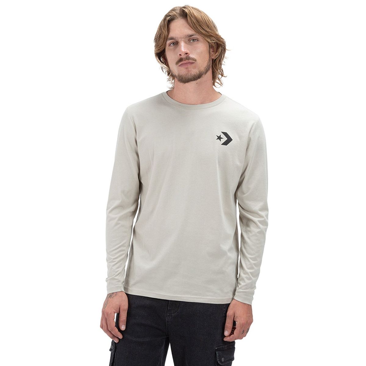 CONVERSE - Polera Manga Larga Urbano Hombre Converse