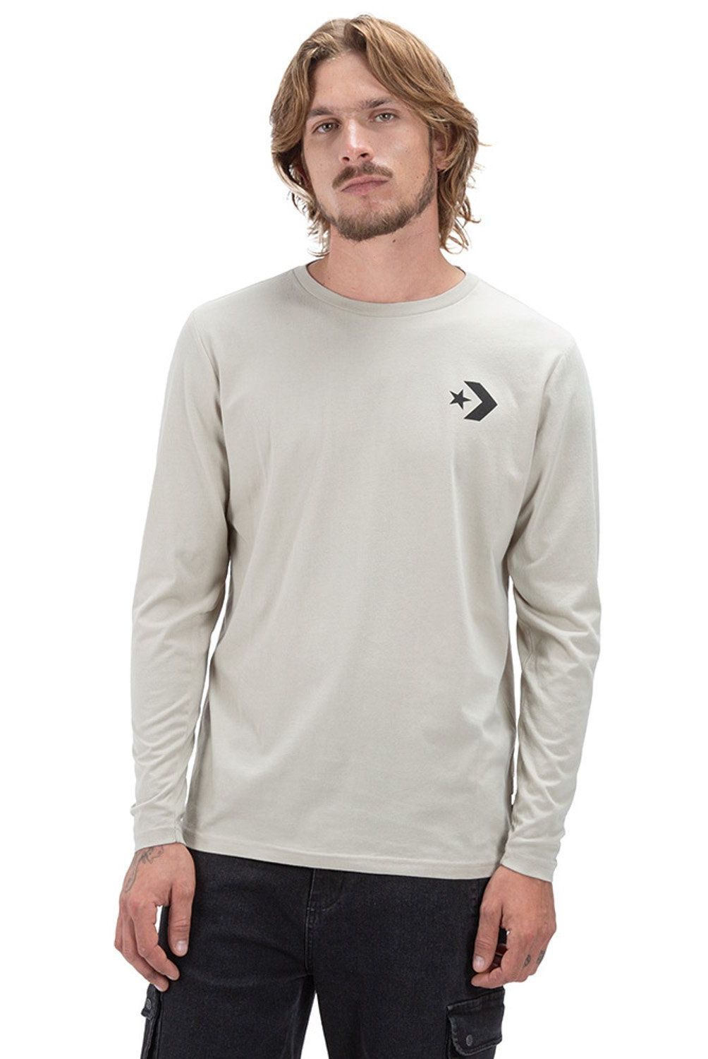 CONVERSE - Polera Manga Larga Urbano Hombre Converse