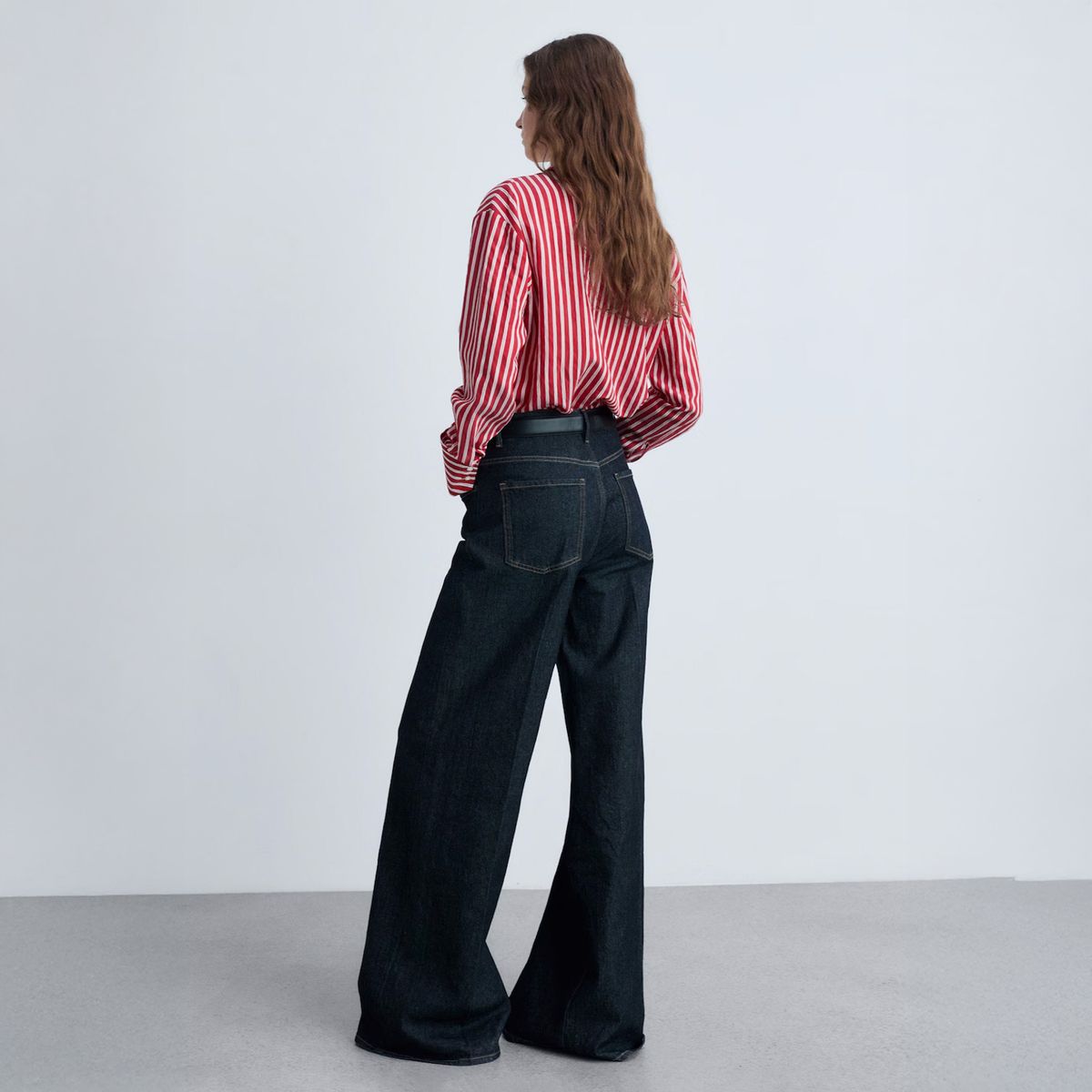 MANGO - Camisa Recta Rayas Mujer Mango