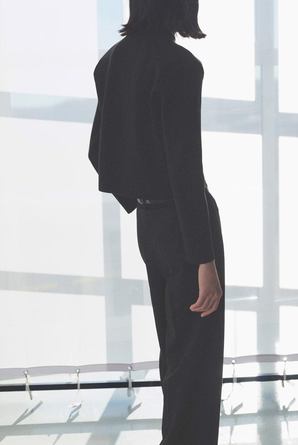 MANGO - Chaqueta Cuello Tira Botones Joya Mujer Mango