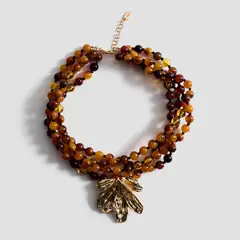MANGO - Collar Bolas Combinado Mujer