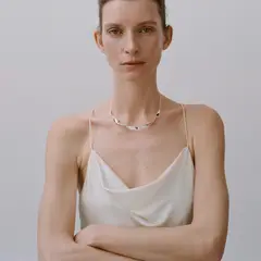 MANGO - Collar Diseño Ondulado Mujer