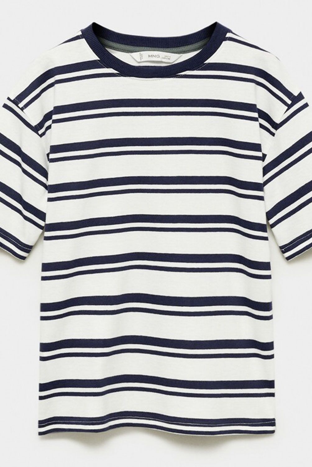MANGO KIDS - Polera Algodón Rayas Algodón Niño Mango Kids