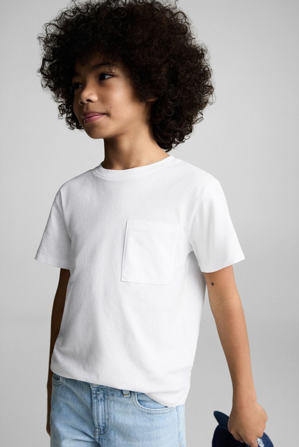 MANGO KIDS - Polera Bolsillo Parche Algodón Niño Mango Kids