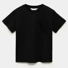 MANGO KIDS - Polera Bolsillo Parche Algodón Niño