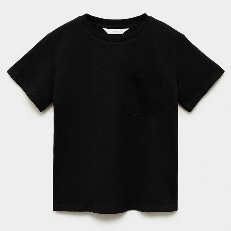 MANGO KIDS - Polera Bolsillo Parche Algodón Niño Mango Kids