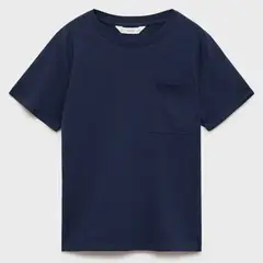 MANGO KIDS - Polera Bolsillo Parche Algodón Niño