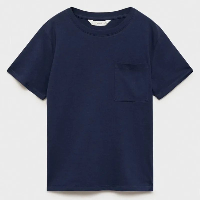 MANGO KIDS - Polera Bolsillo Parche Algodón Niño Mango Kids