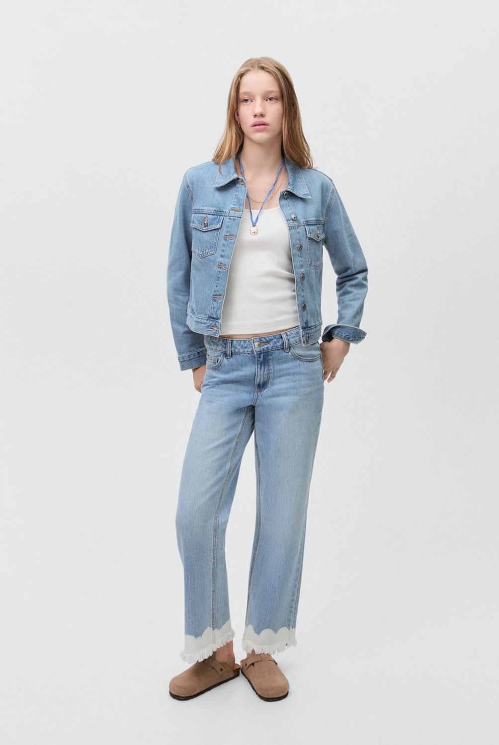MANGO TEEN - Chaqueta Vaquera Mujer Mango Teen