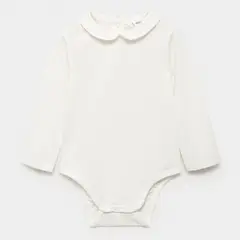 MANGO KIDS - Body Cuello Algodón Bebé Niña
