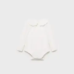 MANGO KIDS - Body Cuello Babydoll Bordado Bebé Niña