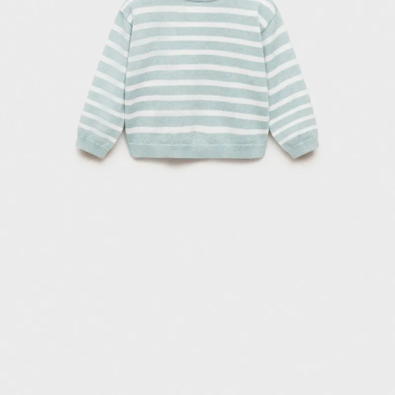 MANGO KIDS - Sweater Punto Rayas Algodón Bebé Unisex Mango Kids