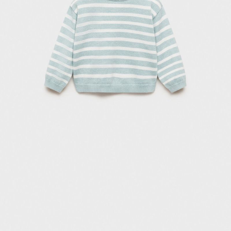 MANGO KIDS - Sweater Punto Rayas Algodón Bebé Unisex Mango Kids