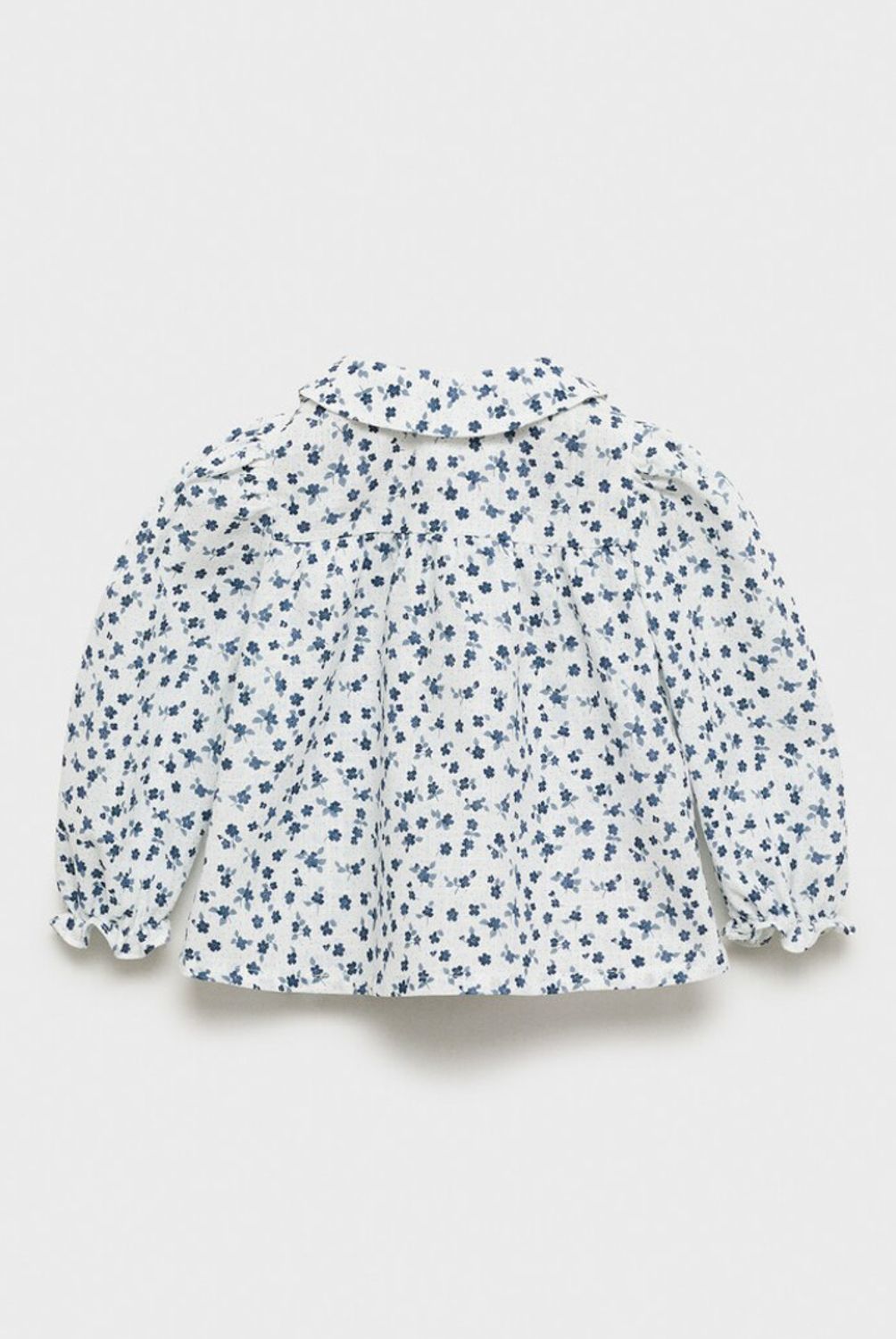 MANGO KIDS - Blusa Algodón Estampado Flores Algodón Bebé Unisex Mango Kids