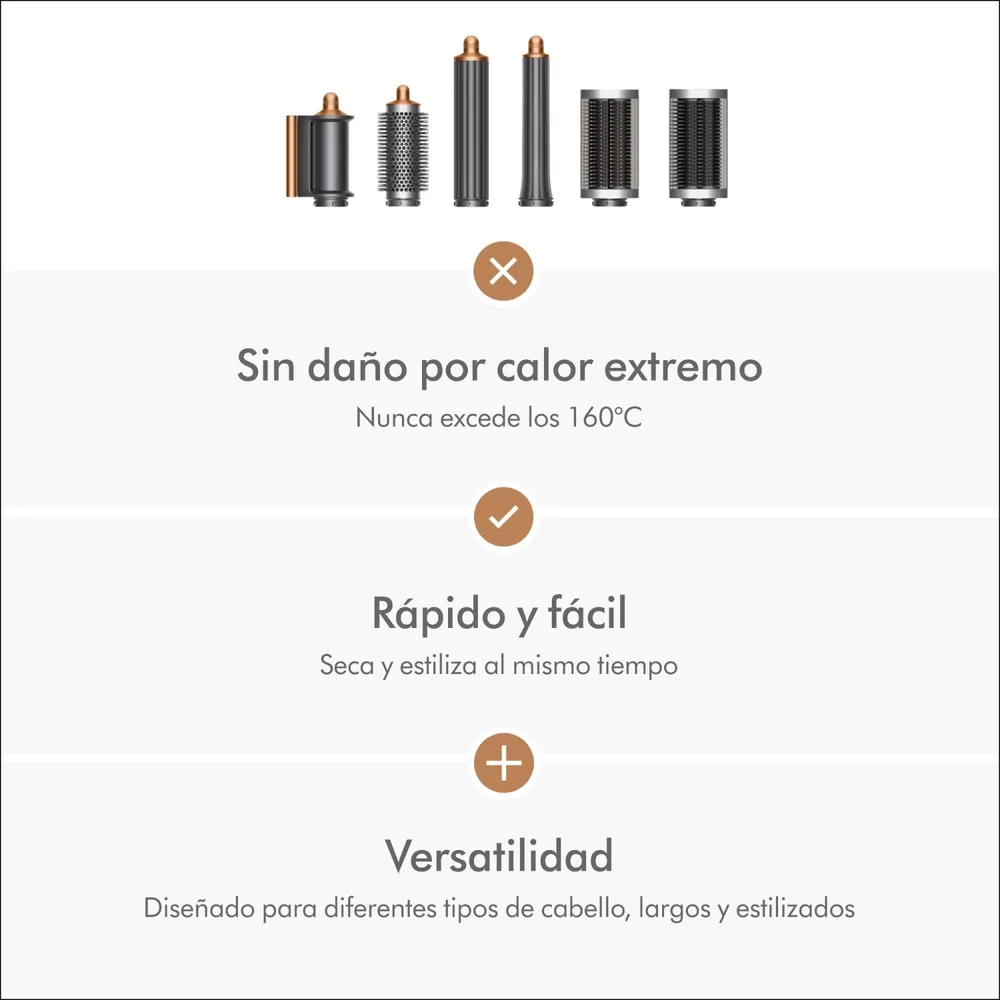 Dyson Airwrap Complete Long Níquel Cobre, foto 2