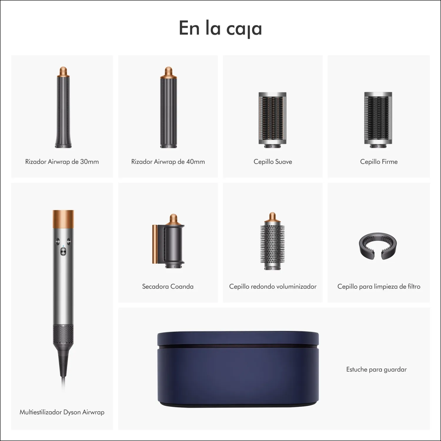 DYSON Multiestilizador Dyson Airwrap Complete Long Níquel/Cobre
