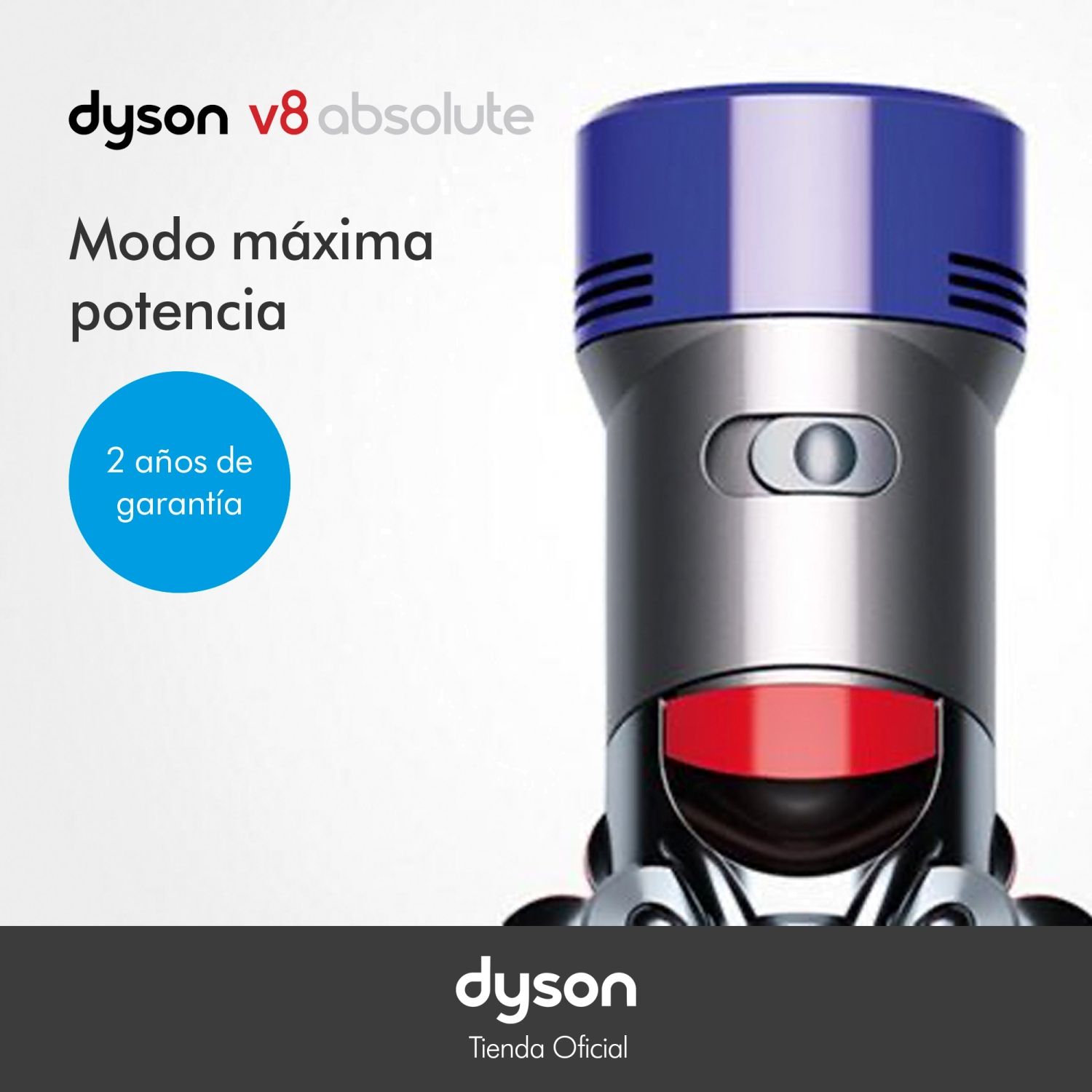 DYSON Aspiradora Inalámbrica Dyson V8 Absolute Plata/Amarillo