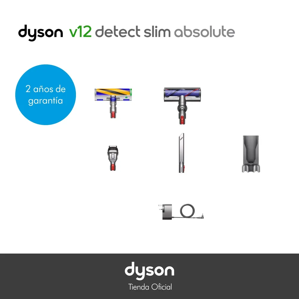 Dyson V12 Detect Slim Amarillo/Níquel, foto 5