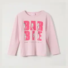 BARBIE - Polera Algodón Niña
