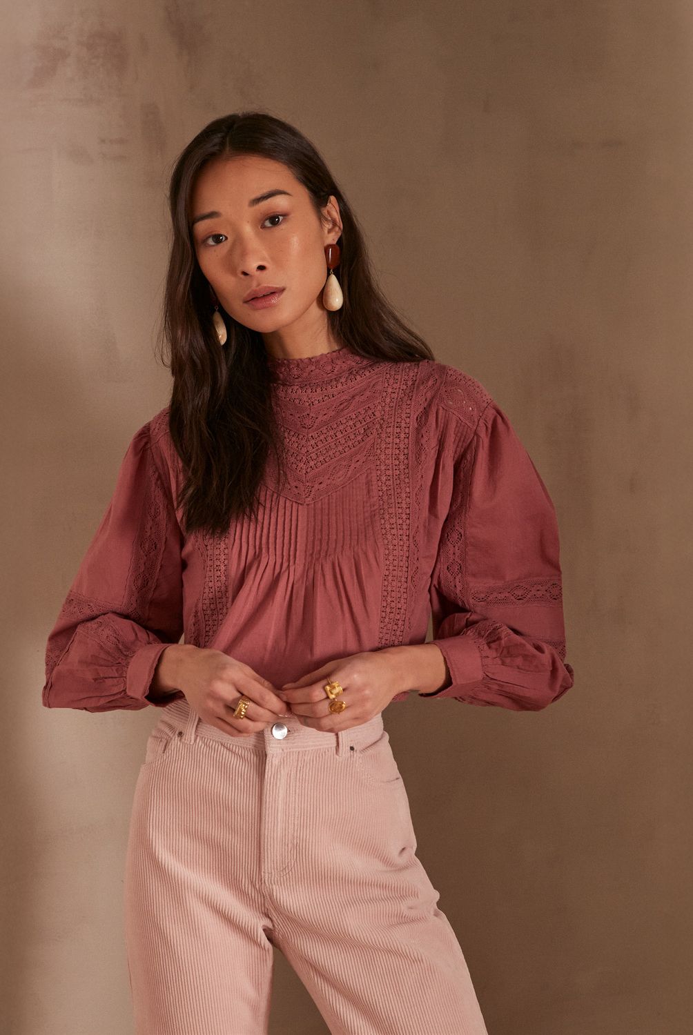 MAISON 123 - Blusa Calixte Algodón Mujer Maison 123