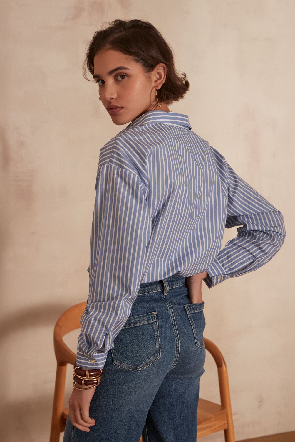 MAISON 123 - Blusa Boston Algodón Mujer Maison 123