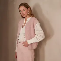 MAISON 123 - Chaleco Algodón Mujer