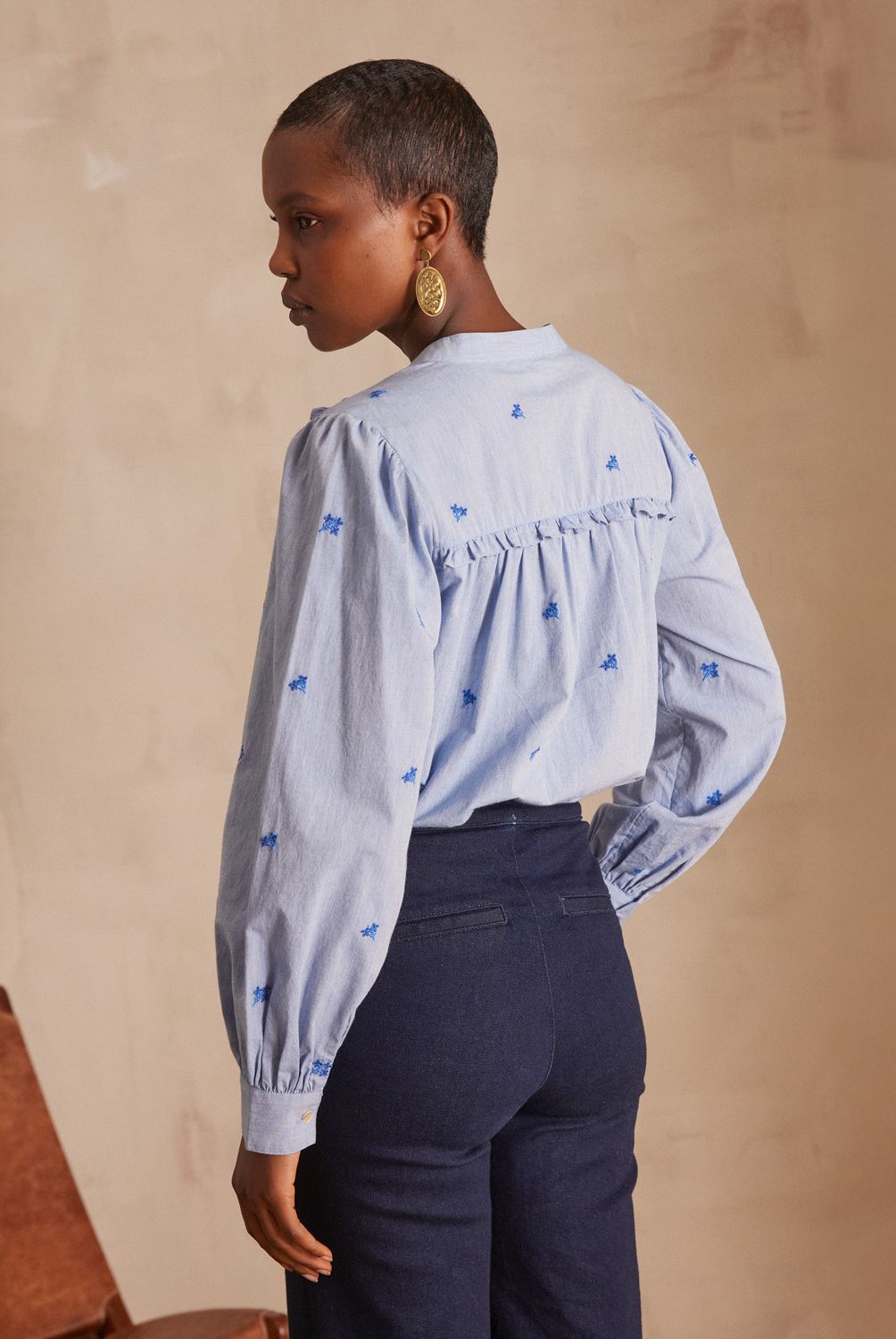 MAISON 123 - Blusa Priscile Manga Larga Estampado Mujer Maison 123