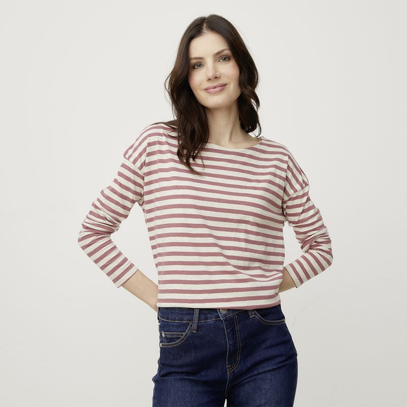 MAISON 123 - Polera Daisy Algodón Mujer Maison 123