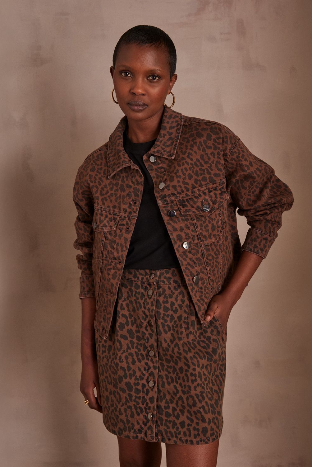 MAISON 123 - Chaqueta Clem Estampada Algodón Mujer Maison 123