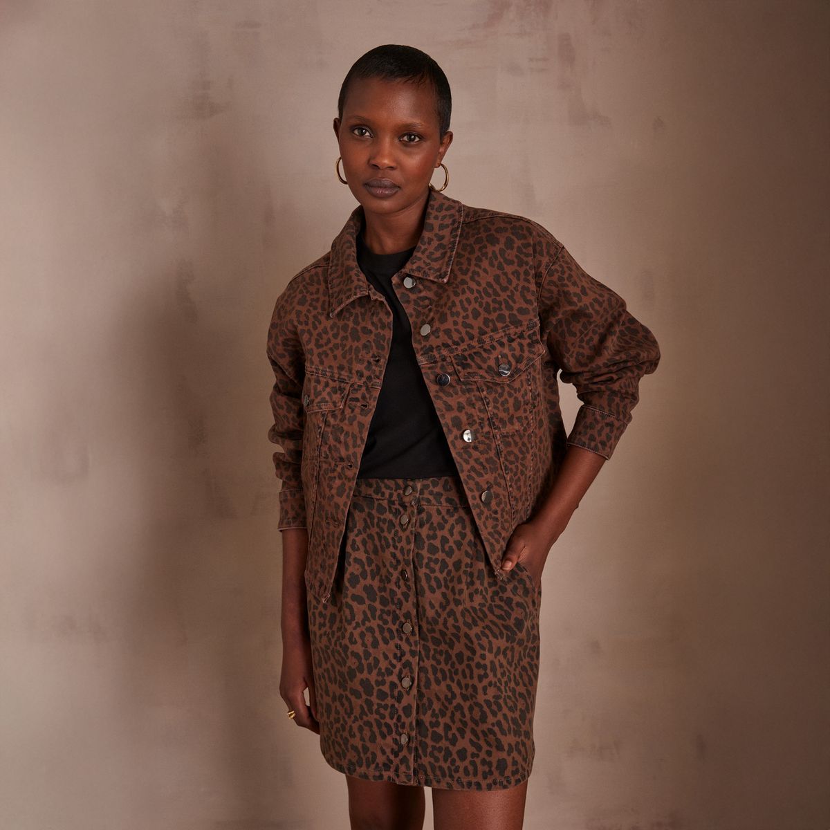 MAISON 123 - Chaqueta Clem Estampada Algodón Mujer Maison 123