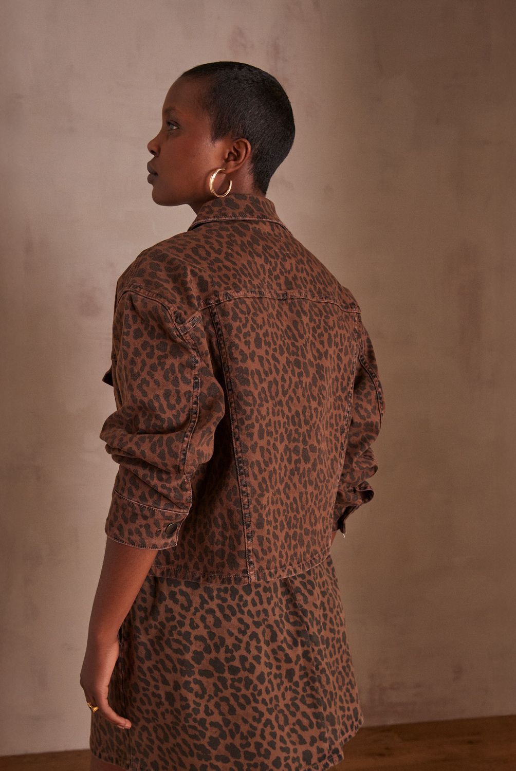 MAISON 123 - Chaqueta Clem Estampada Algodón Mujer Maison 123
