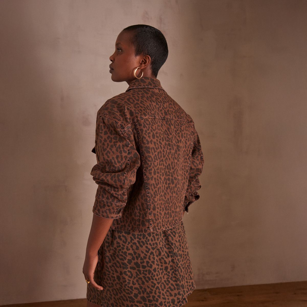 MAISON 123 - Chaqueta Clem Estampada Algodón Mujer Maison 123