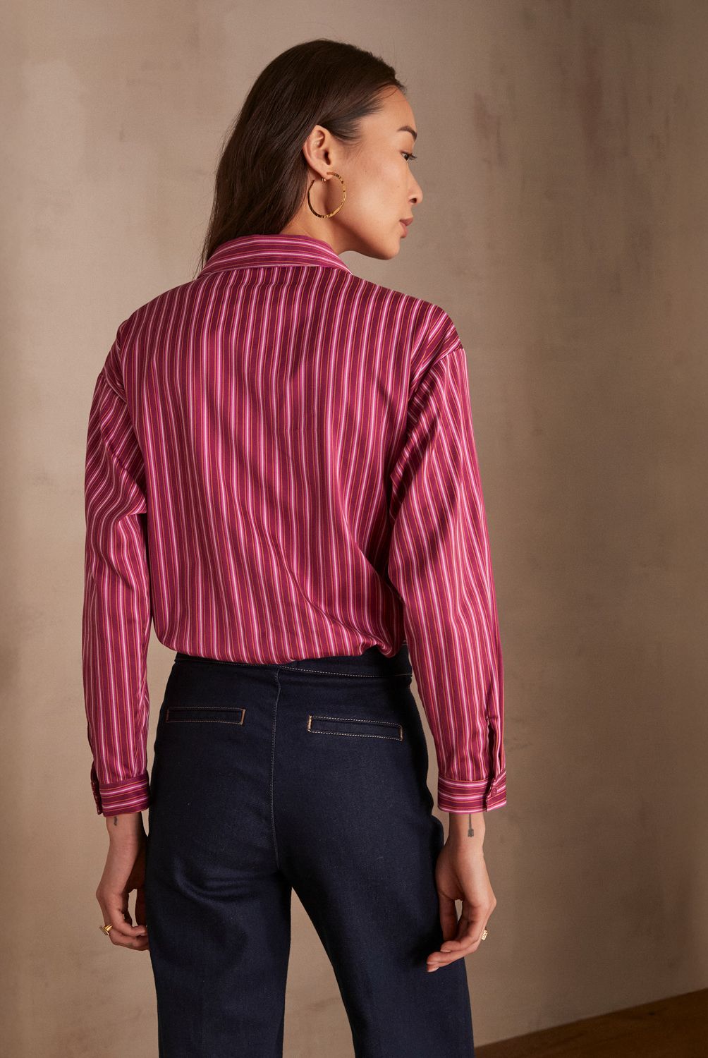 MAISON 123 - Blusa Passy Rayada Agodón Mujer Maison 123