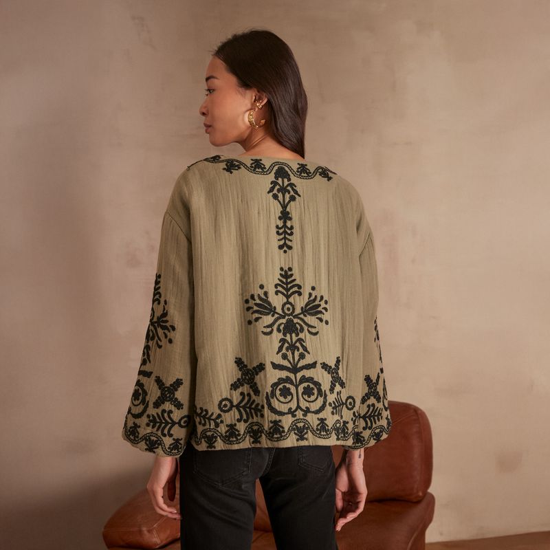 MAISON 123 - Chaqueta Natalya Estampada Mujer Maison 123