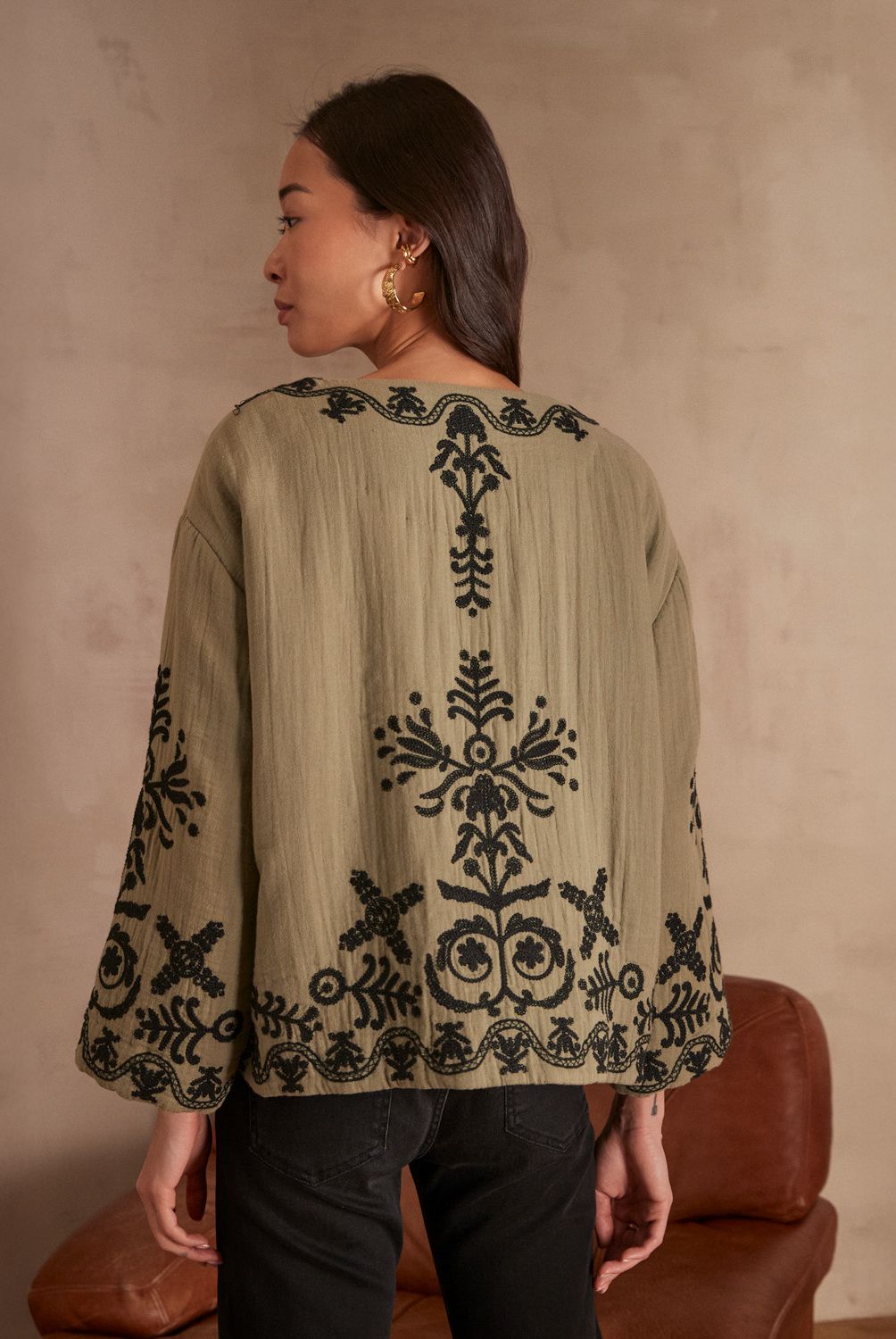 MAISON 123 - Chaqueta Natalya Estampada Mujer Maison 123